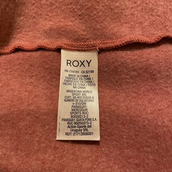Women’s Roxy zip hoody good vibes sweatshirt - Picture 5 of 5